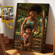 Cartoonize Your Photo Pixar Style - Turn Your Photo to Cartoon Canvas - Gift For Family Members, Siblings