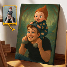 Cartoonize Your Photo Disney Style - Turn Your Photo to Cartoon Canvas - Gift For Family Members, Siblings