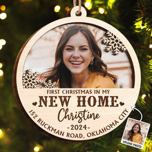 First Chrismas In Our New Home - Personalized 2-Layered Wooden Ornament Christmas Gifts For Her, Him, Couple