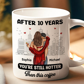 After Year - Customized Personalized Mug - Christmas Gift For Couple Husband Wife