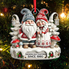 Growing Old Together - Personalized Acrylic Ornament - Christmas Gift For Family Member, Couples, Anniversary