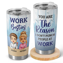 To My Work Besties - Customized Personalized 20oz Tumbler - Christmas Gift For Bestie Best Friends