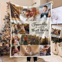 Family Is A Gift - Personalized Photo Blanket - Gifts For Family Members