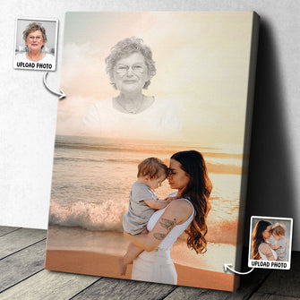 Custom Photo Loss Of Loved Ones - Personalized Customized Canvas - Memorial Gift For Family Members