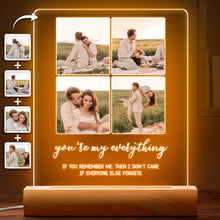 Custom Photo You're My Everything - Personalized Customized 3D LED Light - Gift For Couple, Anniversary