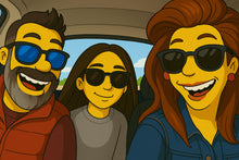 Simpsonize Your Photo - Turn Your Photo to Simpsons Canvas - Gift For Family Members, Siblings