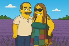 Simpsonize Family Photo - Turn Your Photo to Simpsons Canvas - Gift For Family Members, Siblings