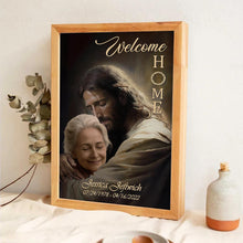 Custom Photo Safe In The Arms Of Jesus - Personalized Customized Canvas - Memorial Gift For Family Members
