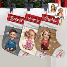 Merry Christmas 2024 - Personalized Customized Stocking - Gift For Family, Bestie, Sister, Brother