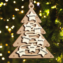 Family Is The Greatest Christmas Gift - Personalized 2-Layered Wooden Ornament - Gifts For Family