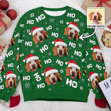 Custom Photo Funny Christmas Hat - Customized Personalized Ugly Sweater - Gift For Pet Dog Cat Lover Pet Mom Dad