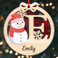 Christmas Snowman - Personalized Acrylic Ornament - Christmas Gift For Baby Kids