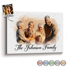 Custom Photo Of Your Family Canvas Wall Art - Personalized Customized Canvas - Gifts For Family Members