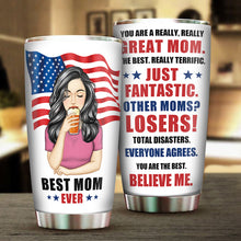 Best Mom Ever - Gift For Mother - Personalized Custom Tumbler - Mother's Day Gift