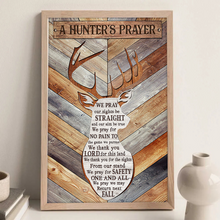 Home Decor A Hunter's Prayer - Personalized Customized Canvas - Gift For Family Members