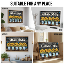 Grandma My Greatest Blessing - Personalized Customized Canvas - Gift For Family Members