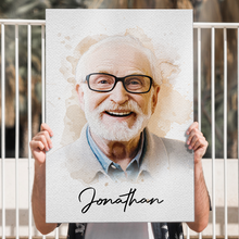 Colors Splash Custom Photo Canvas - Personalized Customized Canvas - Gifts For Family Members