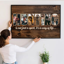 Personalized Deer Hunting Photo Collage Canvas - Personalized Customized Canvas - Gift For Husband, Dad