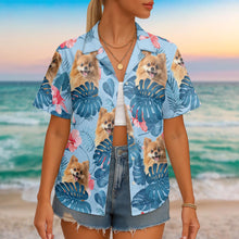 Custom Pet Photo Flowery - Personalized Customized Hawaiian Shirt - Lovely Gift For Pet Lovers