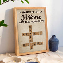 Crosword Pet Name Canvas Wall Art - Personalized Customized Canvas - Gifts For Pet Lovers