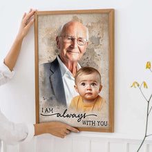 Add Loved One to Photo Custom - Personalized Customized Canvas - Memorial Gift for Dad Mom