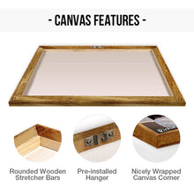 God Gave Me You - Custom Photo Gifts For Couple, Gift Personalized Custom Framed Canvas Wall Art