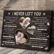 I Never Left You I Watch You Everyday -  Wedding Anniversary Gifts Personalized Custom Framed Canvas Wall Art