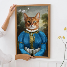 Custom Photo Funny Pet Portrait - Personalized Customized Canvas - Gift For Pet Lovers