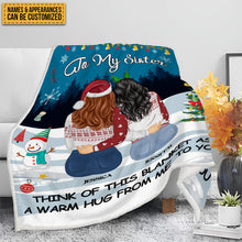 Personalized Custom Fleece Blanket To Bestie Customized Blanket Gifts For Bestie Friend