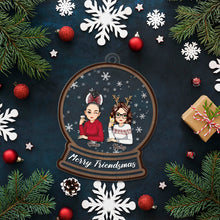 Merry Friendsmas - Friendsmas Ornament - Christmas Gifts For Besties Personalized Custom Acrylic Ornament