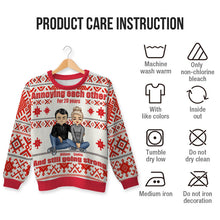 Annoying Each Other And Still Going Strong - Gift For Couple - Personality Customized Ugly Sweater