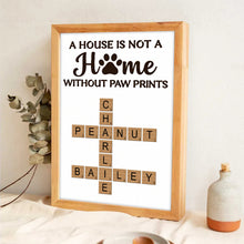 Crosword Pet Name Canvas Wall Art - Personalized Customized Canvas - Gifts For Pet Lovers