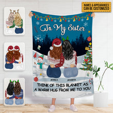 Personalized Custom Fleece Blanket To Bestie Customized Blanket Gifts For Bestie Friend