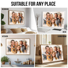 Custom Combine Loved One From Different Photos - Personalized Customized Canvas - Gift For Family Members