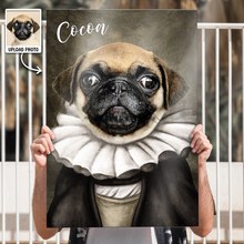 Custom Photo Funny Pet Portrait - Personalized Customized Canvas - Gift For Pet Lovers