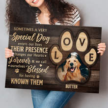 Sometimes A Very Special Dog Enters Your Life - Personalized Customized Canvas - Gift For Pet Lovers, Dog Lovers