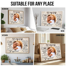 I Know It's Not Easy - Personalized Customized Canvas - Gift For Father