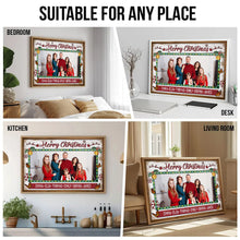 Custom Family Christmas Photo - Personalized Customized Canvas - Meaningful Gift For Family Members, Couples, Friends