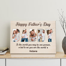 Custom Photo Gift Happy Father's Day  - Personalized Customized Canvas - Gift Ideas Father's Day Gift For Dads