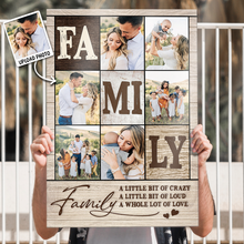 Custom Photo Our Family - Customized Personalized Canvas - Gift For Family Gift Ideas Warm Gift Ideas