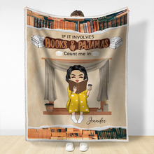 Personalized Custom Fleece Flannel Blanket Gifts For Book Lovers