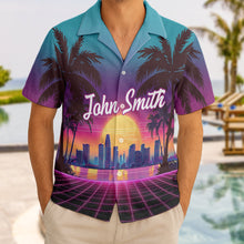 Custom Photo Sunset Pop - Personalized Customized Hawaiian shirt - Gift For Family Members, Best Friends