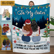 Personalized Custom Fleece Blanket To Bestie Customized Blanket Gifts For Bestie Friend