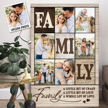 Custom Photo Our Family - Customized Personalized Canvas - Gift For Family Gift Ideas Warm Gift Ideas