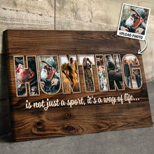 Personalized Deer Hunting Photo Collage Canvas - Personalized Customized Canvas - Gift For Husband, Dad