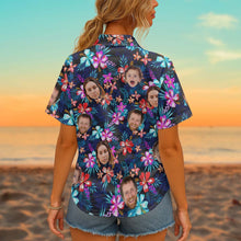 Custom Photo With Beloved Ones - Personalized Customized Hawaiian Shirt - Gift For Family Members, Best Friends