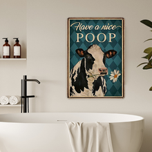 Personalized Custom Metal Sign Funny Biting the Daisies Bathroom Farmhouse Metal Sign For Restroom