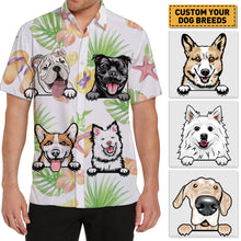 Dog Lover Dog Pet Summer Hawaii Cool Customization - Summer Hawaiian shirt - Personality Customized Hawaiian shirt