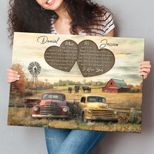 When I Say I Love You - Customized Personalized Canvas - Farmhouse Decoration Perfect Gift For Couple Husband Wife