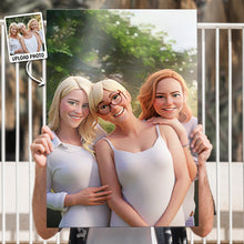 Custom Cartoon-Style Canvas - Personalized Customized Canvas - Gift For Weddings, Pets & Family Memories